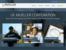 Tablet Screenshot of muellersecurity.com